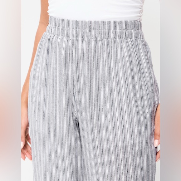 🆕 Old Navy Women's High-Waisted Linen-Blend Wide-Leg Pants - Picture 4 of 16